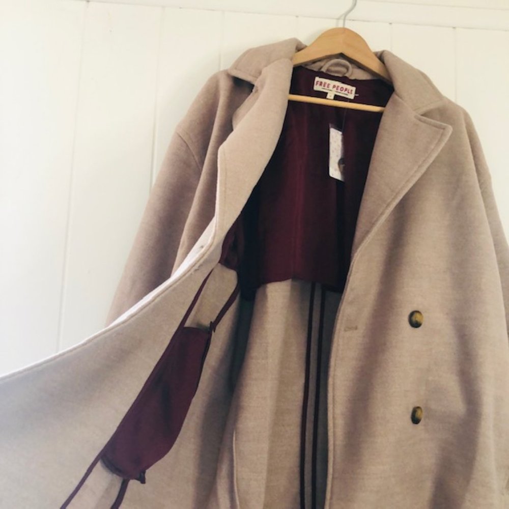 Free People Hannah Slouchy Double Breasted Blazer - Picture 13 of 16
